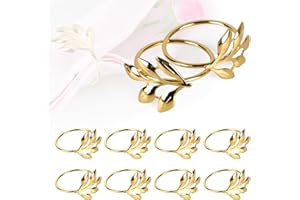 XLKJ Serviettenringe Aus Edelstahl – Elegante Tischdekoration Für Feste