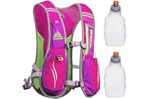 Geila Sac à Dos d'hydratation, Gilet d'hydratation Extérieur Sentier de Course à Pied Course de marathoniens Sac à Dos léger pour Hommes et Femmes