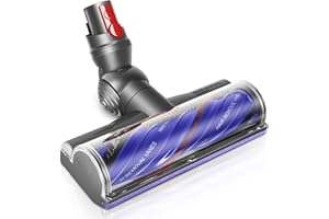 RUKHOOL Cepillo Motorizado para Dyson V12 Detect Slim Cepillo Cabezal Repuestos Electrica de Recambios Cepillos Limpieza Accesorios para Suelos Duros y Alfombras Fácil Eliminación Pelo y Cabello