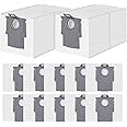 Spofan 12 Pack Dust Bag Compatible with Roborock Q Revo/Qrevo S/Qrevo Pro/Qrevo MaxV/Qrevo Master/Qrevo Plus/S8 Max/MaxV Ultra/Saros Vacuum Cleaner, 3 L Large Capacity Disposable Bags Replacement