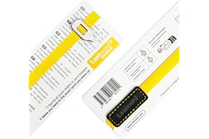 Segnalibro Particolare, Segnalibro Elastico per Uomo, Donna e Bambino, Ottima Idea Regalo per Lettori, Laurea, Compleanno, Regali Carini per Insegnanti, Regali di Design - Lastword Giallo Acceso