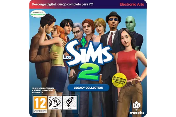 Los Sims 2 Colección Legado PCWin | Codigo de descarga inmediato EA App - Origin | Videojuegos | Castellano