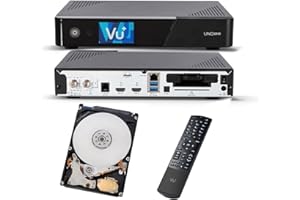 VU+ UNO 4K SE 1x DVB-S2 FBC Twin Tuner 1TB HDD Linux Receiver UHD 2160p