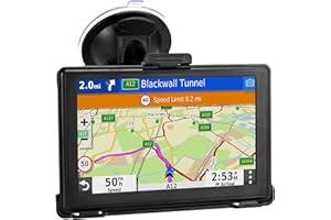 OHREX Car Sat Nav, 5 inch with 2024 UK Europe Maps (Free Lifetime Updates), GPS Navigation for Car Truck Lorry HGV LGV Motorhome, Post code POI, Speed Cam Alerts, Lane Guidance Assist