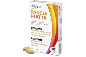 Drenax Forte Pancia Piatta Integratore Alimentare - 30 compresse/confezione - 02762 - Per gonfiore addominale