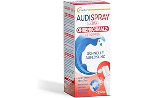 ‎AUDISPRAY AUDISPRAY Ultra - Behandlung von Ohrenschmalzpfropfen - Schnelle Auflösung von Ohrenschmalzpfropfen - Ohr - Spray 20 ml