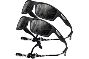 SKYWAY Polarised Sports Sunglasses for Men, Fishing Golf Hiking Running Cycling Glasses UV Protection Wrap Around Unbreakable Lightweight Sun Glasses