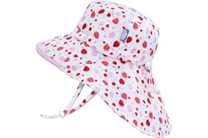 JAN & JUL Jan and Jul Breathable and Adjustable Sun-Hat with Neck Flap for Kids