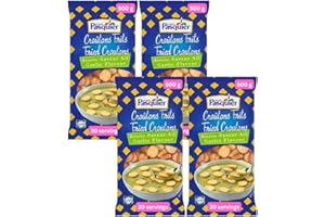 KOALAKOI Bulk Catering Croutons, Garlic and Original Flavours, 500g Packs, Multiple Pack Sizes (4x500g Garlic)