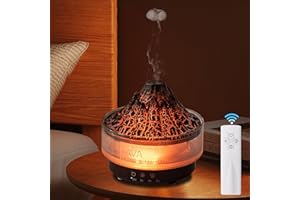 hzuisst Diffusore di Oli Essenziali, Diffusore Profumo Ambiente con Telecomando, LED 7 Colori, Diffusore di Oli Essenziali con Timer, Diffusore Aromi per Camera da Letto, Ufficio, Soggiorno, Yoga Spa