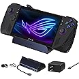 ivanky Legion Go/ROG Ally/Steam Deck Dock with 65W PD Charger, 8-in-1 Hub Docking Station with HDMI 4K@144Hz Gigabit Ethernet, USB-A 3.0, 100W Charging USB-C Port for Valve Stream Deck