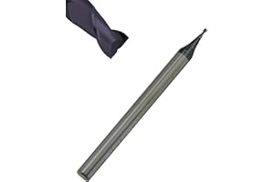 Corintian VHM Micro Schaftfräser 2 Zähne - AlTiN Beschichtung, Ø 0,2 – 0,9mm, High Performance Cutting HPC geeignet - Ø 0,5mm