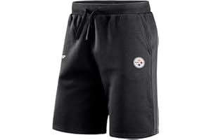 Fanatics NFL Pittsburgh Steelers Short Primary Logo Fleece Shorts Black