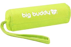 big buddy - Canvas Food Fetch Dummy, Treat Retrieval Bag for Dog Training (Single Pack, Light Green)