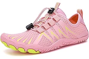 Teechodina Unisex Traillaufschuhe Herren Damen Wanderschuhe Barfußschuhe Laufschuhe Knit Sneaker Fitnessschuhe Fivefinger Zehenschuhe