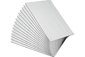 Scettar 15 Pcs Car Sound Deadening Mat,25cmx18cmx5mm Car Sound Deadening Mat Self Adhesive,Noise and Heat Insulation，Car Sound Proofing Mat for Car Trunk Hood Door Floor