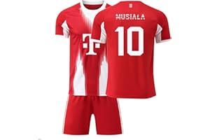 Generisch Bayern Trikot 25/26 New Heimtrikot,Bayern Trikot Set für Kinder/Herren/Damen,Geschenk für Fußballfans,Authentisch Design,Atmungsaktiver Stoff - Schneller Versand!