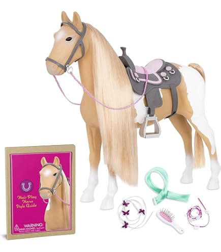 Our Generation 18-inch Lily Anna Doll – Deluxe Equestrian Doll With Book & 20-Piece Outfit Set