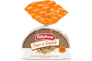LIAKAI PANE A FETTE DAILY BREAD PANE DI SEGALE 500 GR BUN PANINO RICETTA TRADIZIONALE