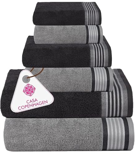 Casa Copenhagen Classic Barmop handdoeken, 12 stuks, 100% katoen