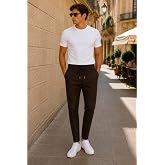 Erkek Comfort Fit &Ccedil;izgili Jogger Pantolon Esnek Kumaş 0247DNGR