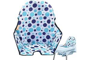 EASTUY Sitzbezüge Kissen Kompatibel Für Ikea Hochstuhl, Waschbar Faltbarer Baby Hochstuhl Bezug Kinder Hochstuhl Sitzkissen Komfortabel Sitz Covers Stuhlkissen