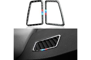 OYDDL Lot de 2 autocollants en fibre de carbone pour voiture - Compatible avec BMW E90 E92 E93 2005 2006 2007 2008 2009 2010 2011 2012