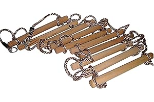 LOGGYLAND Échelle de Corde avec 10 Échelons, Longueur 3,50 M