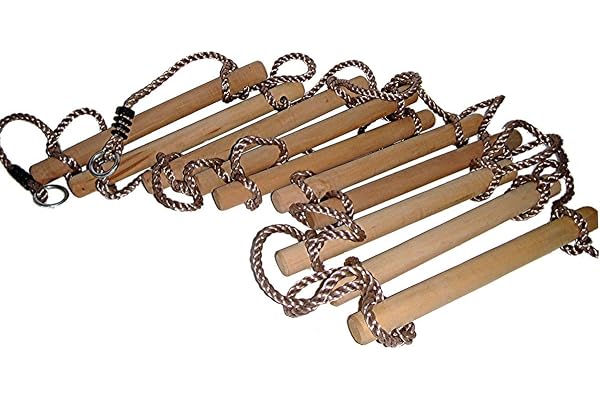 Repstege med 10 steg, längd 3,50