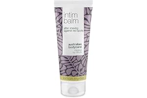 Australian Bodycare Intim Balm 100ml | Tea Tree Oil + Lemon Myrtle | Balsamo intimo da usare dopo la depilazione o ceretta - Trattamento peli incarniti, arrossamenti, puntini rossi