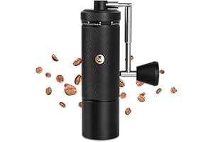Molinillo de Café Manual TIMEMORE Chestnut S3, Ajuste Externo Digital, Cuerpo Totalmente de Metal y Muela de Acero Inoxidable, Apto desde Espresso hasta Prensa Francesa, Negro