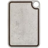 Arcos Boards - Cutting Board with Channel - Cellulose Fibre and Resin 33 x 23 cm and 6.5 mm Thick - White