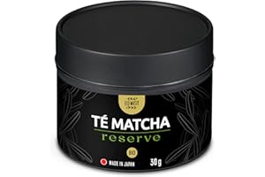 ECO WASSY Tè Matcha BIO, certificato giapponese, grado RISERVA, polvere. 100% naturale. 30Gr di Tè Verde Matcha riduttore, potente disintossicante e antiossidante. Matcha puro da agricoltura biologica.