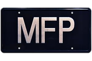 CELEBRITY MACHINES Mad Max | Main Force Patrol | Targa in metallo stampata