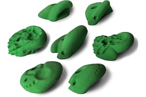 ALPIDEX 7 Prises d'escalade XL | Poignées Extra Larges | Set Prises d'escalade | Différentes Formes Couleurs | Pierres Escalade