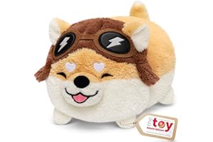 MEWAII Pupazzo di Peluche Shiba Inu, Cuscino Cane Morbido da Abbracciare, Giocattolo Kawaii Anime Plush, Idea Regalo per Bambini, Ragazzi e Adulti (14 Pollici)