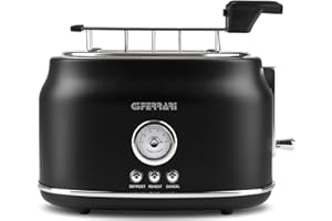 G3 Ferrari G10134-Artiste Grille-pain, 750 W, Acier Inoxydable, Noir