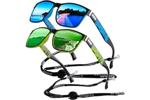 yoofun Polarized Sunglasses for Men Cycling Driving Fishing 100% UV Protection