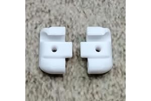 ULEIVA Ersatz Endkappen Set 2 Stck Weiss kompatibel mit Kederleiste Zierleiste Endstück für Wohnwagen kompatibel mit Tabbert Dethleffs Hobby LMC TEC (Weiss)