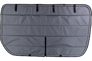VanEssential Insulated Stealth Magnetic Window Cover for Mercedes-Benz NCV3 & VS30 (Years 2007 to Current, Right Hand Drive - UK/AUS/NZ), Sliding Door (BARE METAL WINDOW FRAME ONLY), Charcoal Gray