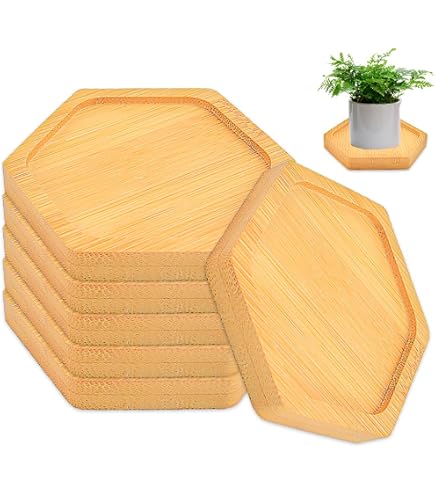 Lot De 6 Dessous De Verre Carrés En Bambou 9 Cm - Mini Plateaux En Bois Naturel Pour DIY, Mosaïque, Fêtes Et Décoration