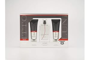 TITTO BLUNI - Assoluto Sport Uomo, Estuche de Regalo de Hombre, Colonia 75 ml + After Shave 75 ml + Gel de Baño 75 ml, Eau de Toilette Masculina, Aroma Cítrico Especiado, Fragancia Fresca y Duradera