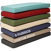 WLXFF Bench Cushions Custom Size, Washable Bench Cushions, Waterproof Mat Bench Garden, Non-Slip Cushion Indoor Bench, for Ou
