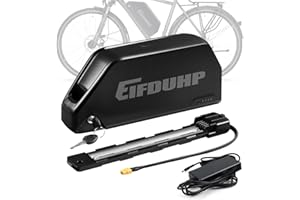 EIFDUHP 52V 25AH Ebike Battery with Charger 40A-BMS 5Pin Base, Electric Bike Lithium Ion Battery Large Capacity for 200W-1500W Motor Conversion Kit (52V 25AH)