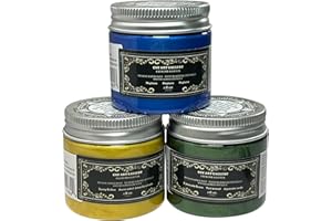 CSY art gallery Ensemble de peinture acrylique métallique – Pigment nacré – Peinture artistique non toxique à haute paillettes pour artistes (Century Méditerranéen)