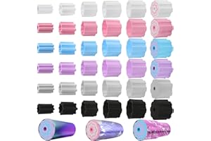 MACHOMBY 30 Pcs Cup Turner Foam Set-5 Sizes Expandable Spinner Sponge Inserts for Tumblers, Cola Shaped Water Bottles (1.57/2.44/2.83/3.18/3.74 Inch Diameter, 6 Colors)