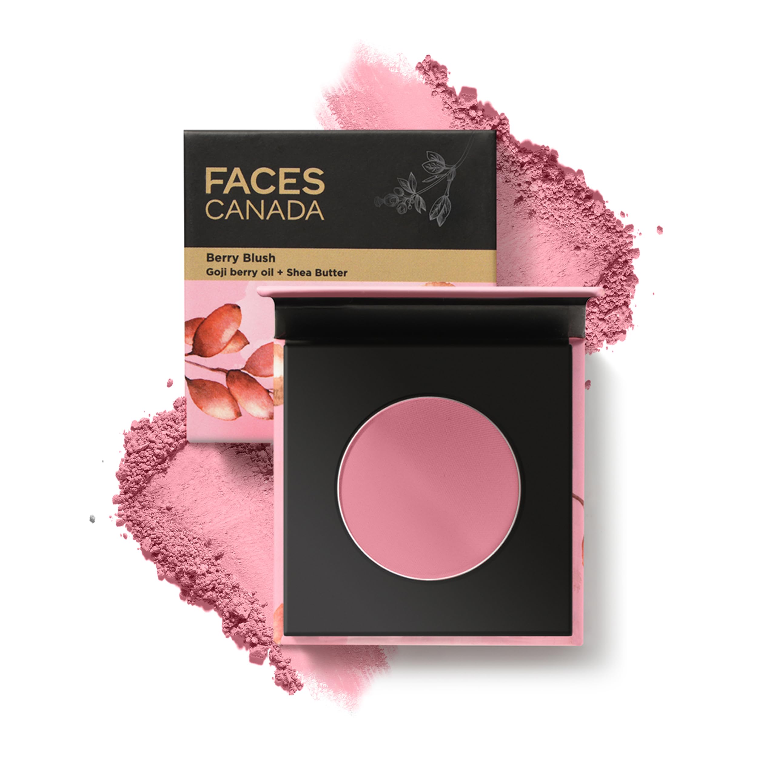 FACES CANADA Berry Blush - Love Vibes Only 03, 4g | Lightweight Long Lasting Ultra-Matte HD Finish | Silky Smooth Texture | M