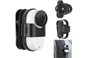 MotuTech - Pinza para Insta360 GB 3S / GO3 360° Clip giratorio para correa de mochila de fijación rápida