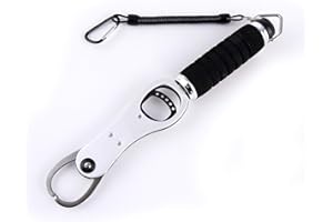 CRAZY SHARK Tragbarer Fisch-Lippengreifer aus Aluminium mit Skala