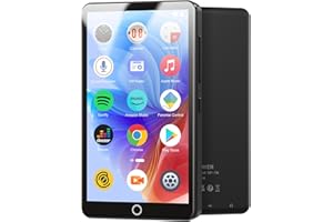 JOLIKER Lettore MP3 da 80 GB con Bluetooth e WiFi, MP3 e MP4 Musicale Lettore con Fotocamera, Lettore Video Schermo Tattile da 4,02 pollici 1080P, Lettore MP3 Android con Spotify, Audible, Deezer, Play Store